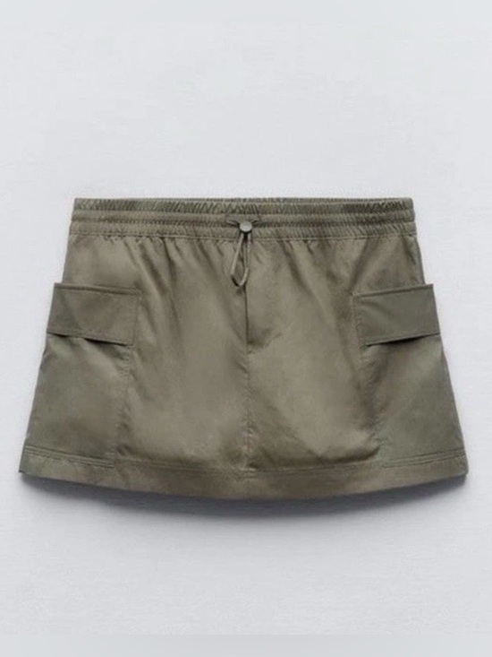 Zara Dresses & Skirts - Zara Olive Green Utility Skort | Size M | Excellent Condition